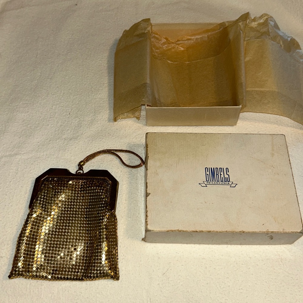 Whiting & Davis Mesh Coin Purse 1950’s -EXCELLENT CONDITION